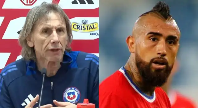Ricardo Gareca le respondió a Arturo Vidal tras polémicas frases