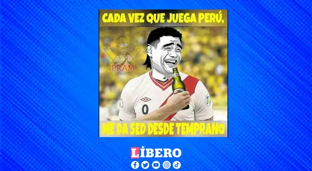 ¿La sed empieza desde temprano? Así lo hacen saber los hinchas peruanos.
