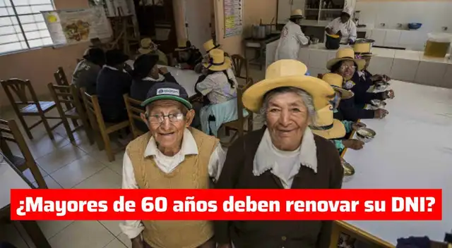 Conoce si los adultos mayores están en la obligación de renovar su DNI.
