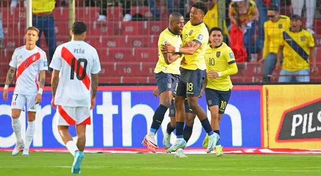 Enner Valencia anotó el único gol del Perú vs. Ecuador. Enner Valencia anotó el único gol del Perú vs. Ecuador.