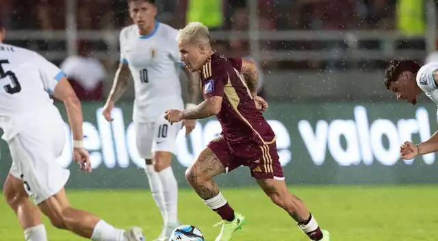 Venezuela recibió a Uruguay.
