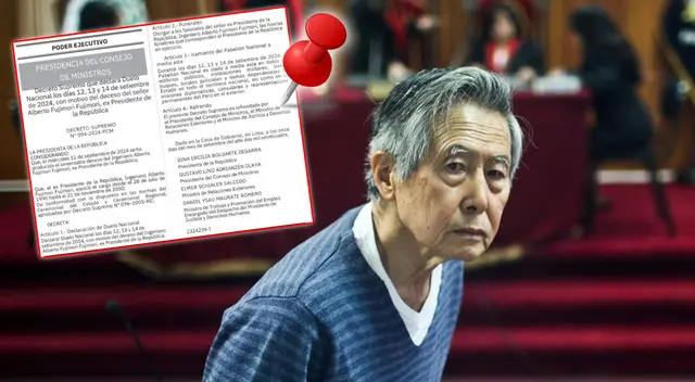Gobierno del Perú declaro Duelo Nacional por muerte de Alberto Fujimori. Gobierno del Perú declaro Duelo Nacional por muerte de Alberto Fujimori.
