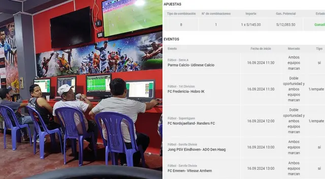 Apostador peruano se llevó premio de 12 mil soles tras jugar 145 soles. ¿Cómo lo hizo? Aquí lo sabrás. Apostador peruano se llevó premio de 12 mil soles tras jugar 145 soles. ¿Cómo lo hizo? Aquí lo sabrás.