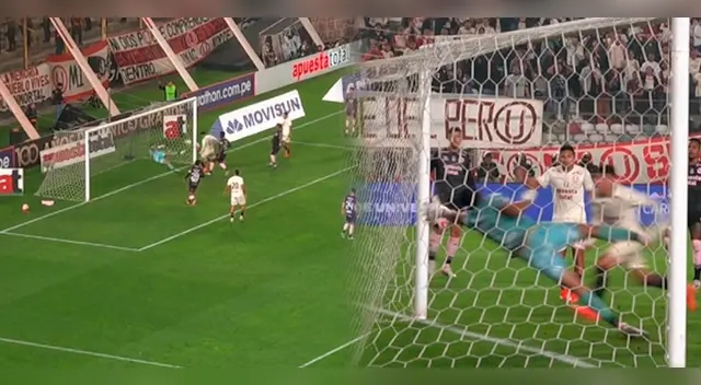 Esta fue la jugada polémica que todos gritaron gol de Universitario ante Sport Boys.
