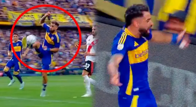 Gol anulado de Boca Juniors en el Superclásico. Gol anulado de Boca Juniors en el Superclásico.