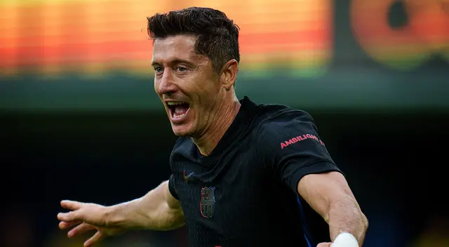 Robert Lewandowski marcó doblete en goleada de Barcelona ante Villarreal. Robert Lewandowski marcó doblete en goleada de Barcelona ante Villarreal.