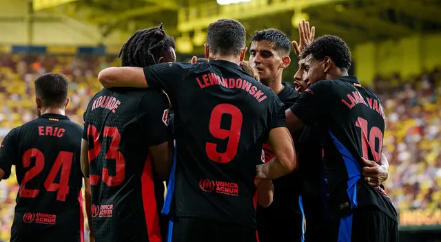 Barcelona venció a Villarreal por LaLiga de España.