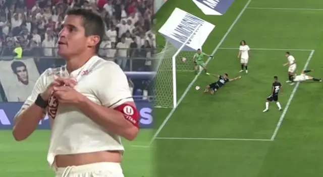 Aldo Corzo anotó el 1-0 de Universitario ante Unión Comercio de cabeza.