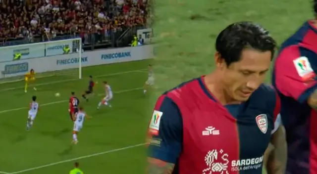 Gol de Gianluca Lapadula en la Copa Italia. Gol de Gianluca Lapadula en la Copa Italia.