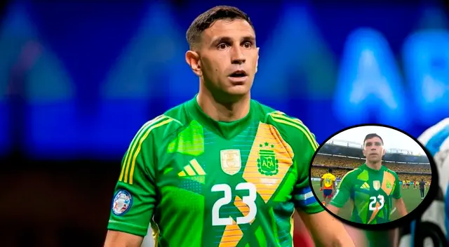 'Dibu' Martínez golpeó cámara tras última derrota de Argentina ante Colombia..