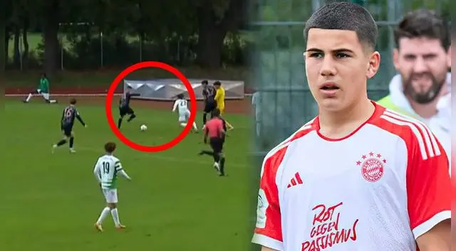 Felipe Chávez marcó un golazo con el Bayern de Múnich Felipe Chávez marcó un golazo con el Bayern de Múnich