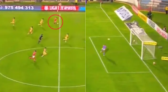 Christian Cueva apareció así en el Cienciano vs. Cusco FC por el Clausura.