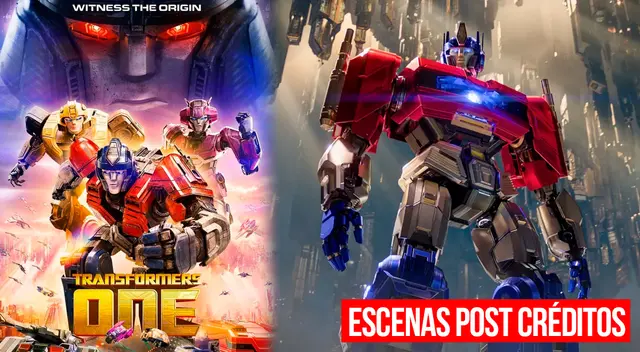 Te diremos si 'Transformers One' tiene escenas post créditos. Te diremos si 'Transformers One' tiene escenas post créditos.