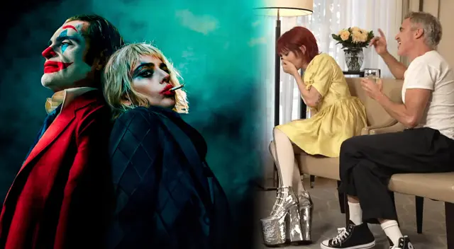 Lady Gaga y Joaquin Phoenix reaccionan al final del Joker 2. Lady Gaga y Joaquin Phoenix reaccionan al final del Joker 2.