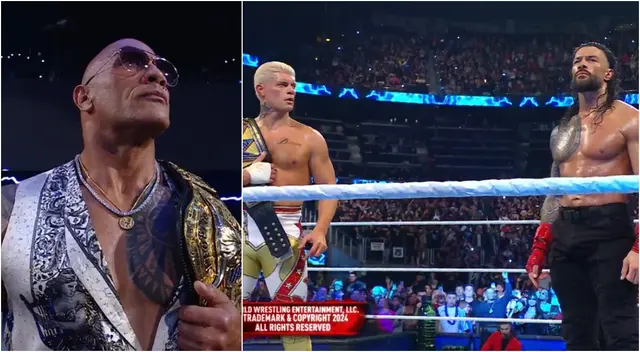 WWE Bad Blood 2024 terminó con el regreso de The Rock.