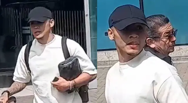 Bryan Reyna y su reacción con hincha que le increpó en el Aeropuerto Jorge Chávez Bryan Reyna y su reacción con hincha que le increpó en el Aeropuerto Jorge Chávez