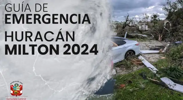 Esta es la Guía de Emergencias sobre el huracán Milton 2024 para peruanos.