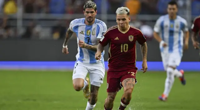 Argentina y Venezuela igualaron por las Eliminatorias.