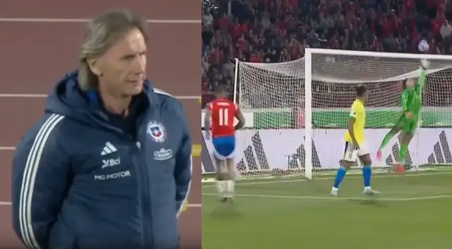 Ricardo Gareca no dudó en reaccionar durante el Chile vs. Brasil por Eliminatorias.