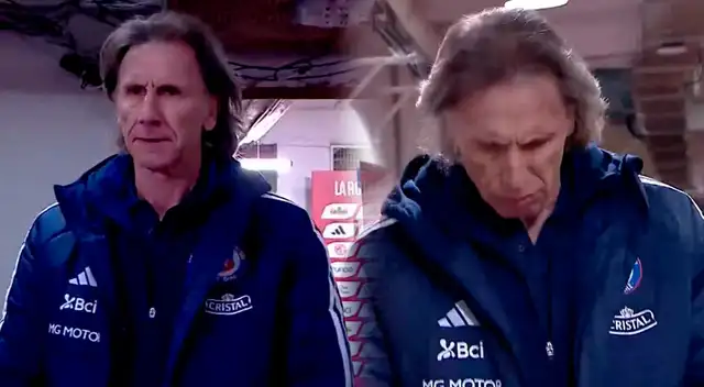 Ricardo Gareca y el lamento tras derrota de Chile por Eliminatorias.