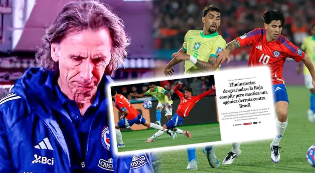 Prensa chilena no tolera la derrota ante Brasil por Eliminatorias.