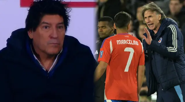 Zamorano estvio viendo en el estadio la derrota del Chile de Gareca ante Brasil.