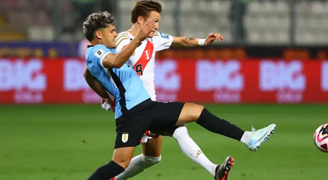 Sonne fue titular con Perú vs. Uruguay por las Eliminatorias 2026.