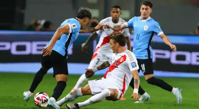 Perú y Uruguay chocaron en el Estadio Nacional por la fecha 9.