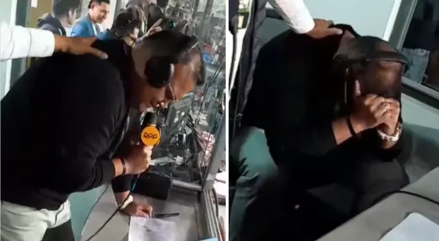 El 'Tanke' Arias no pudo seguir transmisión. El 'Tanke' Arias no pudo seguir transmisión.
