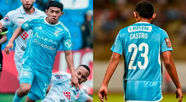 Maxloren Castro, extremo de Sporting Cristal. Maxloren Castro, extremo de Sporting Cristal.