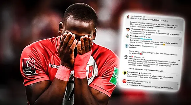 Hinchas vuelven tendencia a Luis Advíncula por duras críticas hacia su juego contra Brasil. Hinchas vuelven tendencia a Luis Advíncula por duras críticas hacia su juego contra Brasil.