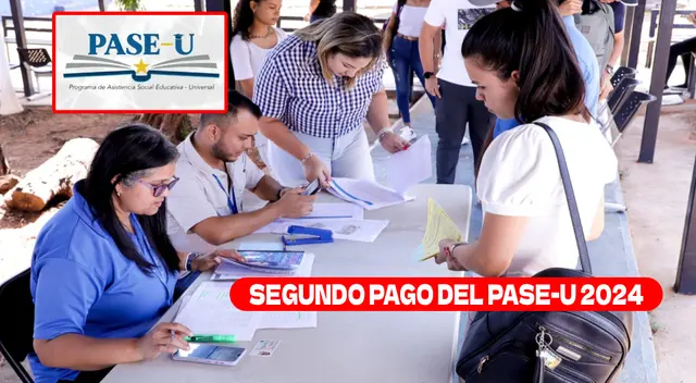 El Ministerio de Educación dio a conocer que el segundo pago del PASE-U se realizará en octubre 2024. El Ministerio de Educación dio a conocer que el segundo pago del PASE-U se realizará en octubre 2024.