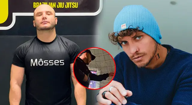 El excombatiente retó al actor peruano a una pelea de box en el Celebrity Combat. El excombatiente retó al actor peruano a una pelea de box en el Celebrity Combat.