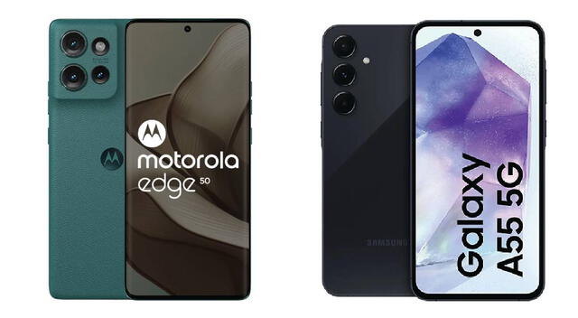 Motorola Edge 50 vs. Samsung Galaxy A55 Motorola Edge 50 vs. Samsung Galaxy A55