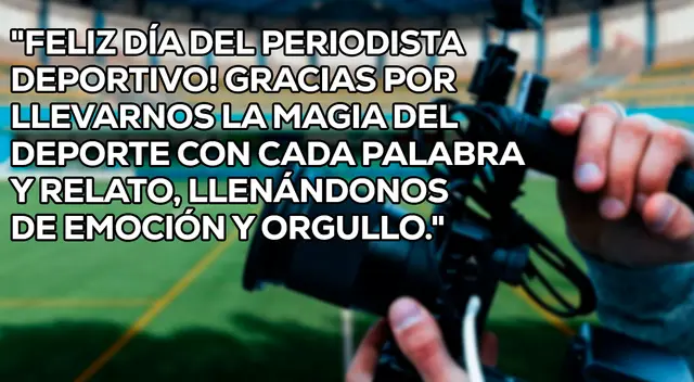 Día del Periodista Deportivo en Perú Día del Periodista Deportivo en Perú