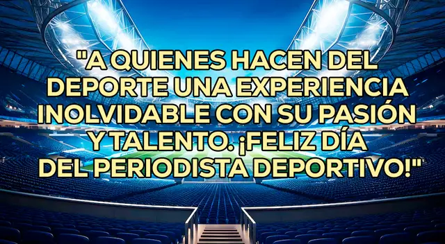Día del Periodista Deportivo en Perú Día del Periodista Deportivo en Perú