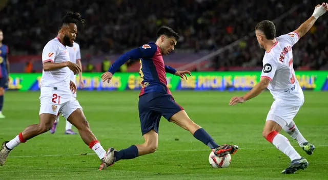 Barcelona vs. Sevilla se enfrentaron en Montjuic por LaLiga 2024-25.