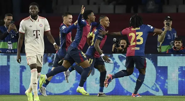Barcelona goleó 4-1 a Bayern Múnich por la UEFA Champions League Barcelona goleó 4-1 a Bayern Múnich por la UEFA Champions League