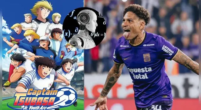 Conoce el aspecto que tendría Paolo Guerrero si fuera un personaje de Captain Tsubasa, según la Inteligencia Artificial IdeoGram.