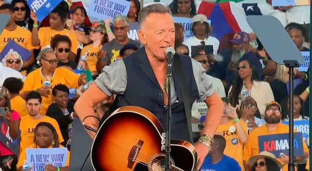 Bruce Springsteen apoya candidatura de Kamala Harris e insta a votar por ella. Bruce Springsteen apoya candidatura de Kamala Harris e insta a votar por ella.