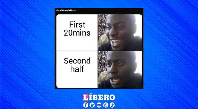 La felicidad del Madrid fue corta, empezaron bien, pero se desvanecieron.