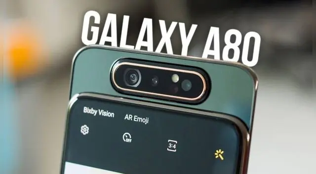Características y precio del Samsung Galaxy A80, el smartphone gama media con pantalla giratoria.