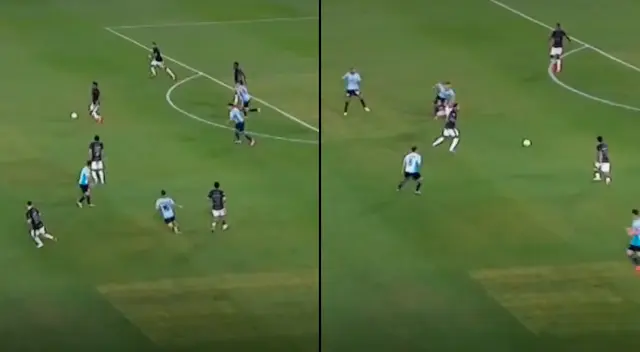 André Carrillo tuvo actividad con Corinthians en Copa Sudamericana.