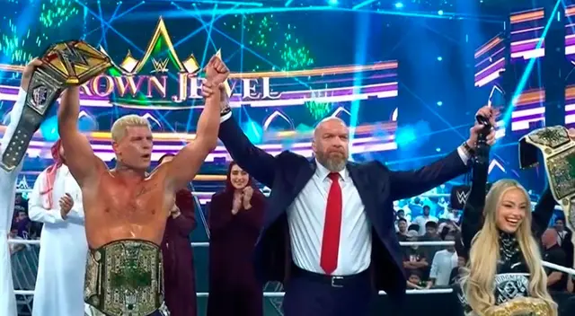 Cody Rhodes ganó a Gunther en la estelar de WWE Crown Jewel 2024