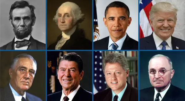 Los presidentes más jóvenes y más viejos en la historia de los Estados Unidos.