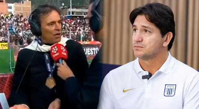Fabián Bustos se dirigió a Bruno Marioni de Alianza Lima.