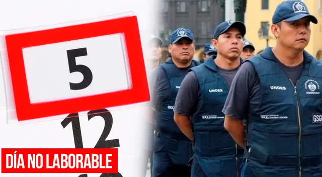 Establecen el 5 de noviembre como día no laborable. Establecen el 5 de noviembre como día no laborable.