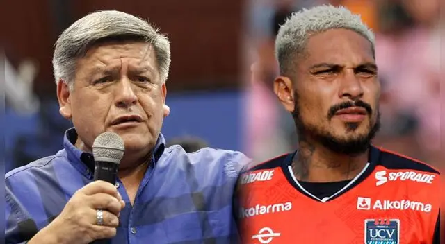 César Acuña habló sobre Paolo Guerrero tras el descenso de César Vallejo