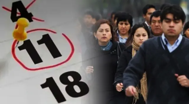 El lunes 11 de noviembre no es feriado, ni día no laborable, según el Diario El Peruano.