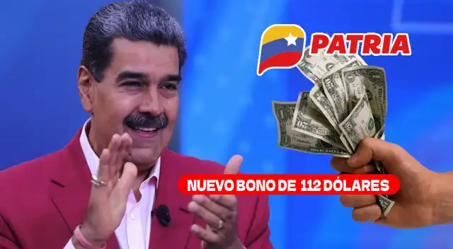 El Bono 112 dólares ya comenzó a pagarse mediante la plataforma del Sistema Patria. El Bono 112 dólares ya comenzó a pagarse mediante la plataforma del Sistema Patria.